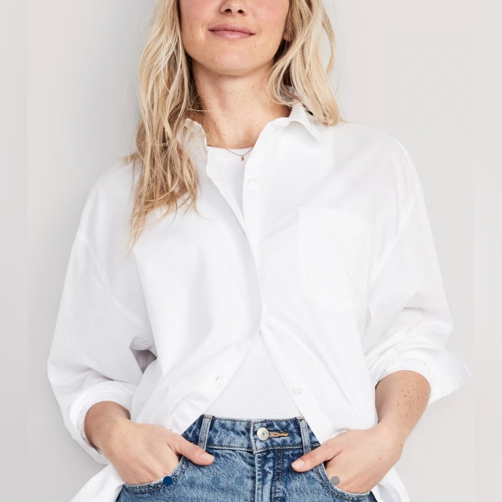 White button shirt